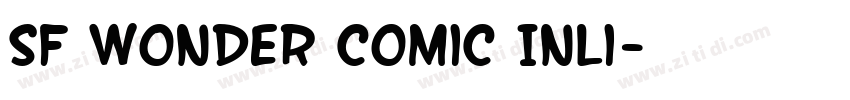 SF Wonder Comic Inli字体转换